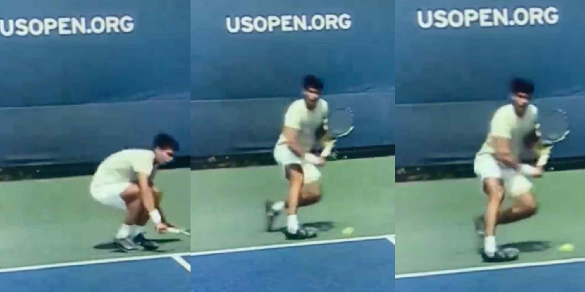 Paura per Alcaraz agli Us Open, si fa male alla caviglia e lascia l'allenamento