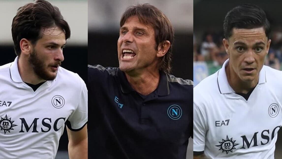 Napoli, la probabile formazione di Conte contro il Bologna