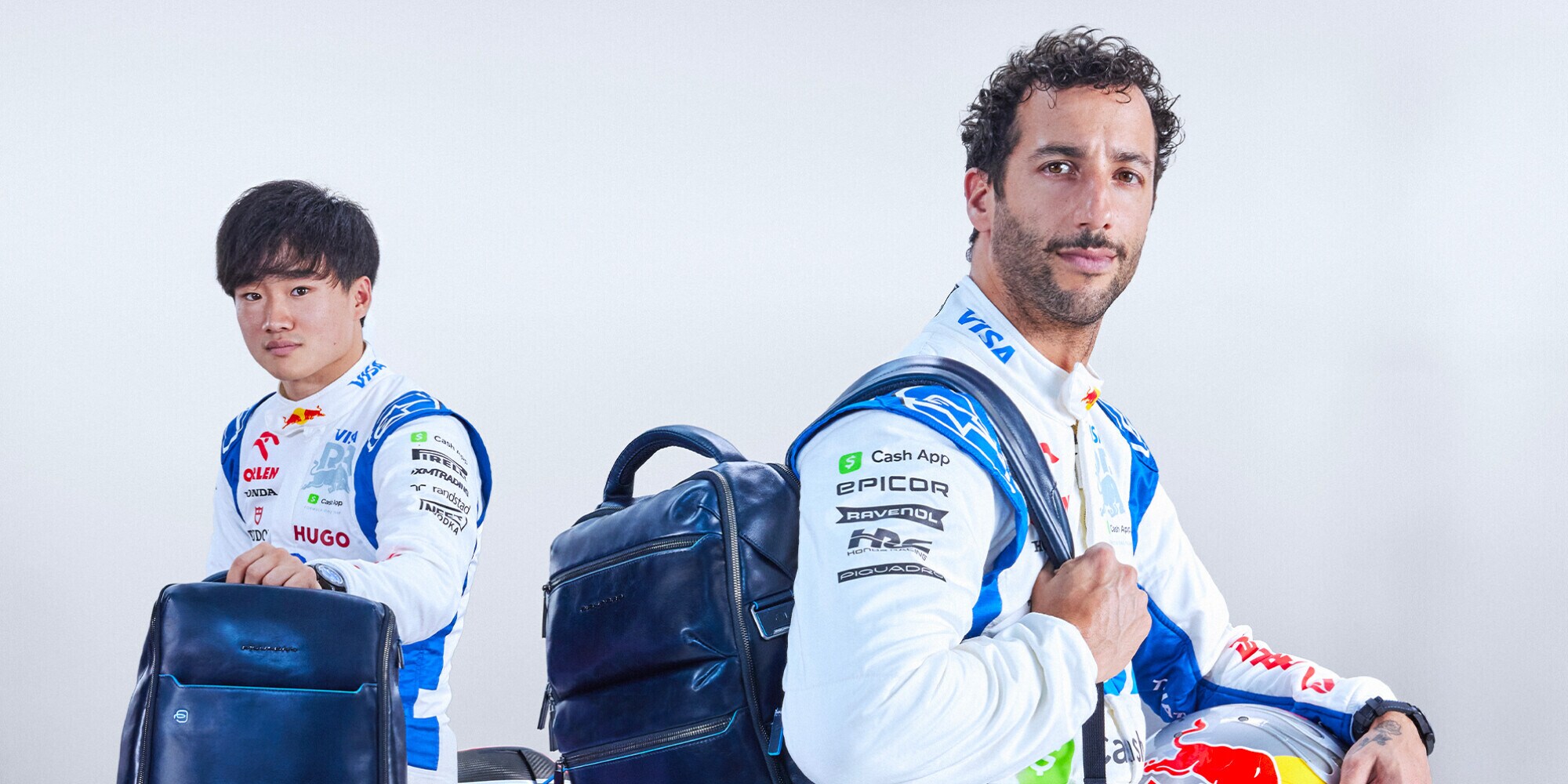Piquadro official luggage partner di Visa Cash App Racing Bull Formula 1 Team