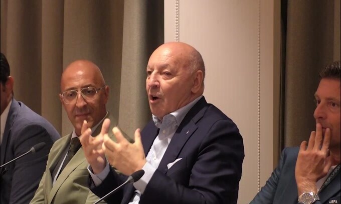 Marotta sottolinea: "Noi i meno ammoniti del campionato grazie..."
