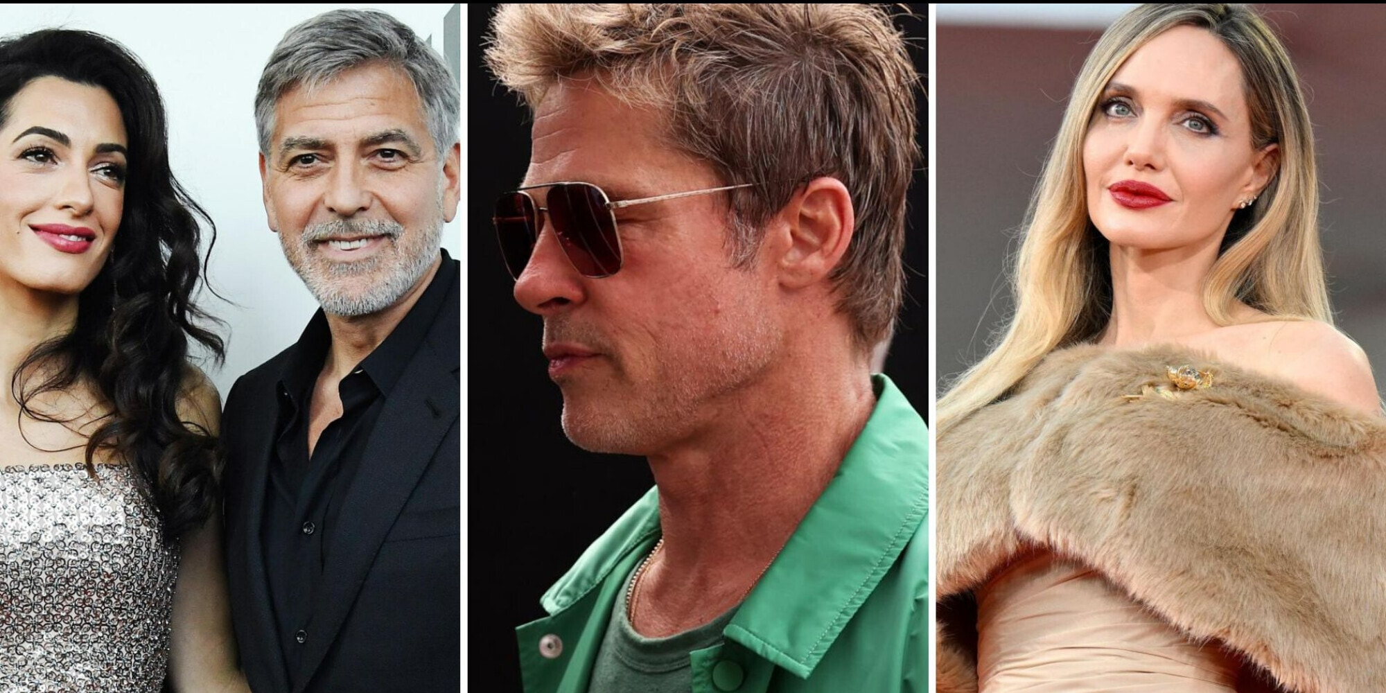"Brad Pitt e George Clooney hanno litigato perché Angelina Jolie gelosa di Amal"