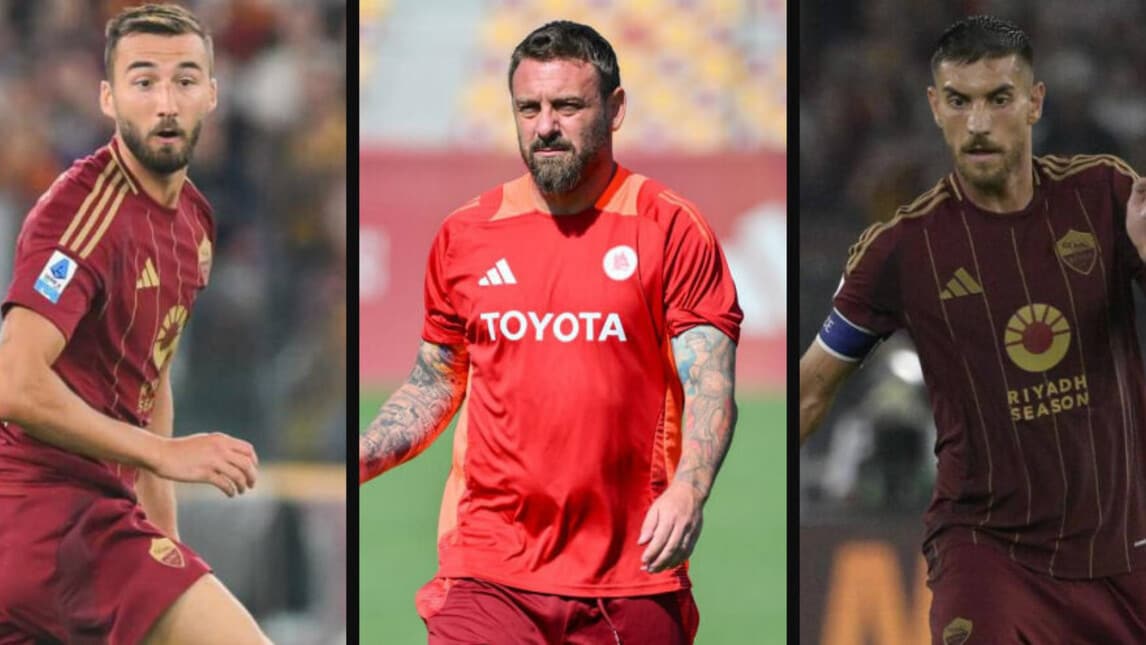 Roma, le probabili scelte di De Rossi per la sfida contro la Juve