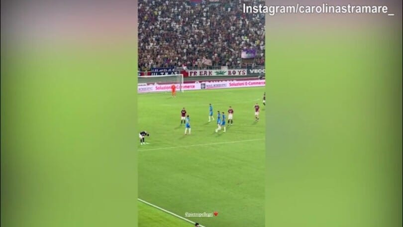 Empoli, Carolina Stramare assiste all'esordio di Pellegri