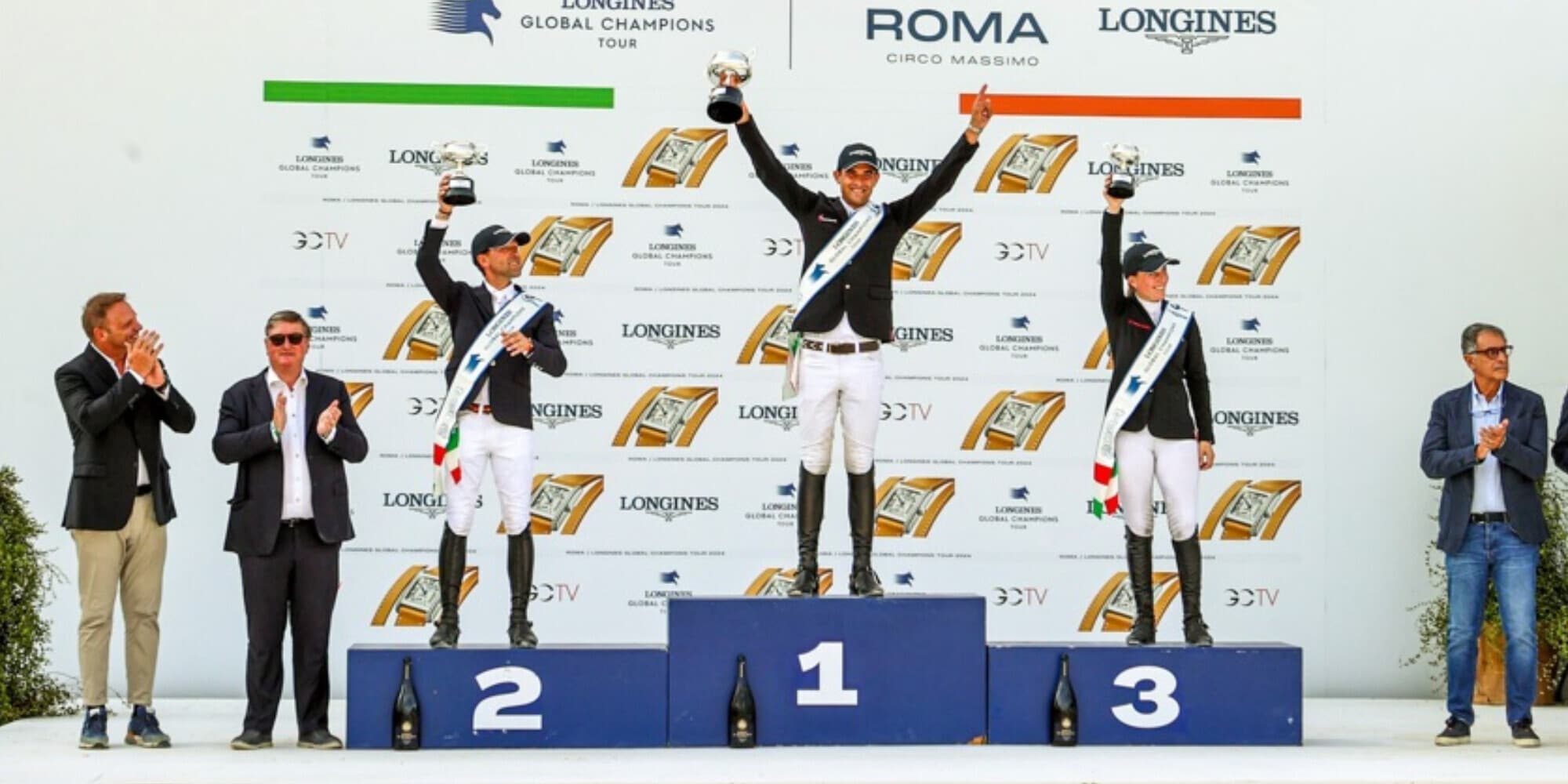 Longines Global Champions Tour, Bettendorf trionfa nella tappa di Roma