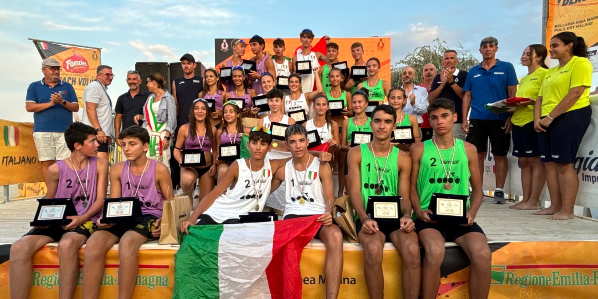 Beach Volley: assegnati gli scudetti Under 14 e Under 16