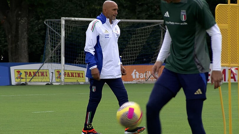 Italia, l'allenamento della Nazionale di Spalletti in vista delle sfide di Nations League