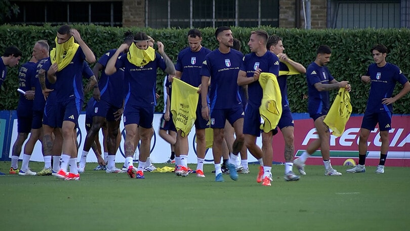 L'Italia di Spalletti prosegue gli allenamenti a Coverciano