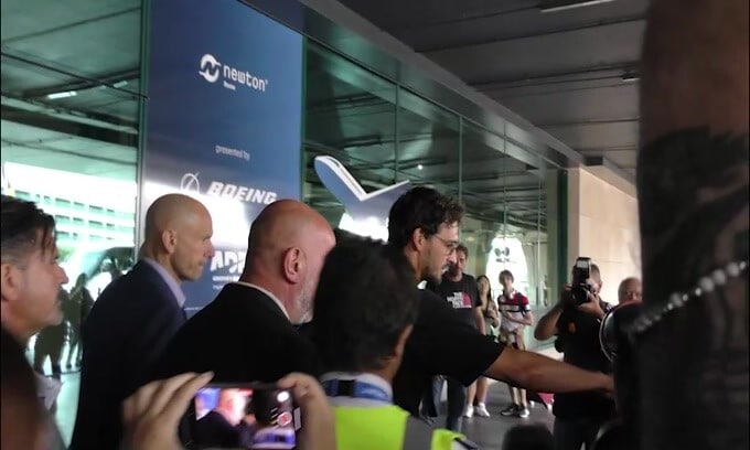 Hummels sbarca a Fiumicino: "Forza Roma"
