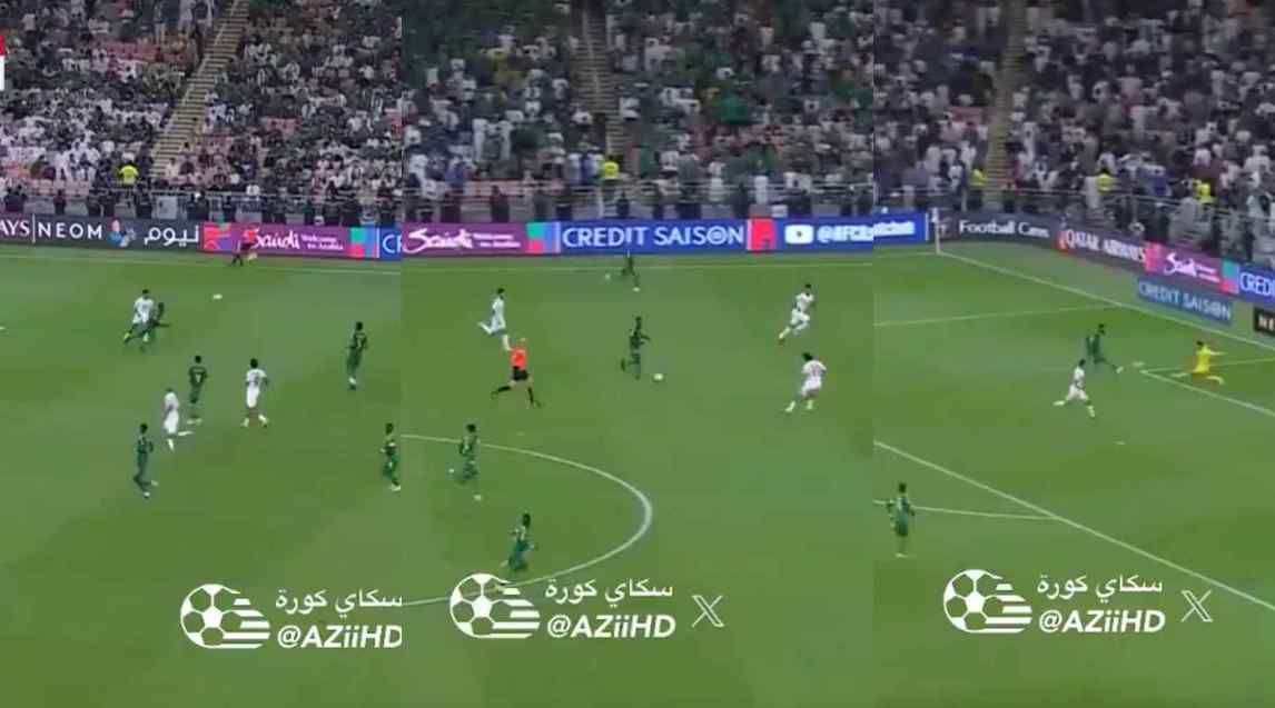 Saud, falcata e palla in profondità: l'azione con l'Arabia Saudita è uno spettacolo, la sequenza