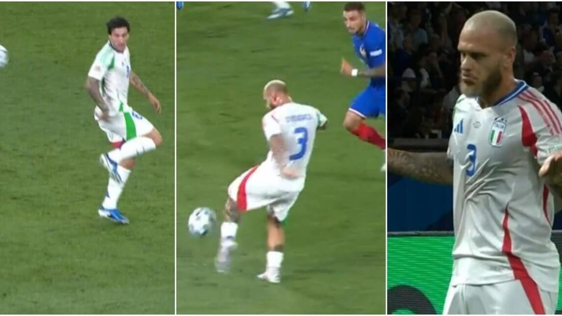Italia show: super gol di Dimarco alla Francia su assist di tacco di Tonali
