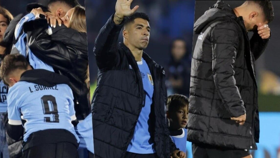 Suarez, le lacrime per l’addio alla Nazionale: quanta emozione