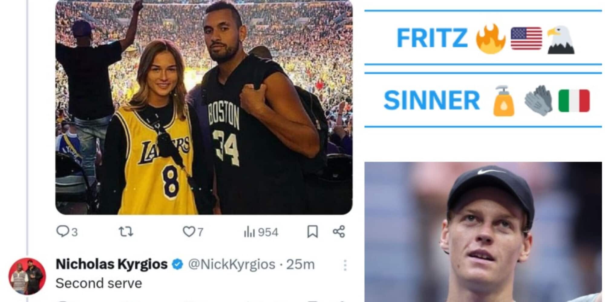 Bufera Kyrgios, battuta sessista sulla fidanzata di Sinner. Rivolta social: "Disgustoso"