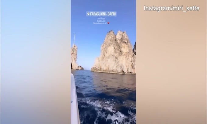 Mancini e Spinazzola tornano insieme: relax a Capri