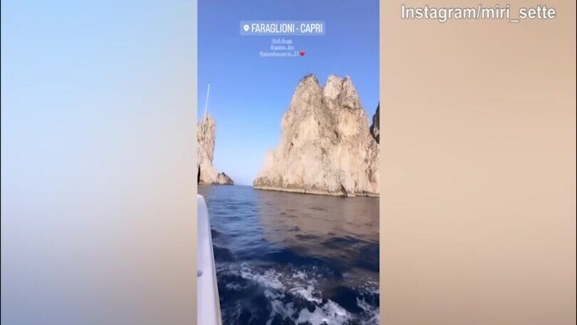 Mancini e Spinazzola tornano insieme: relax a Capri