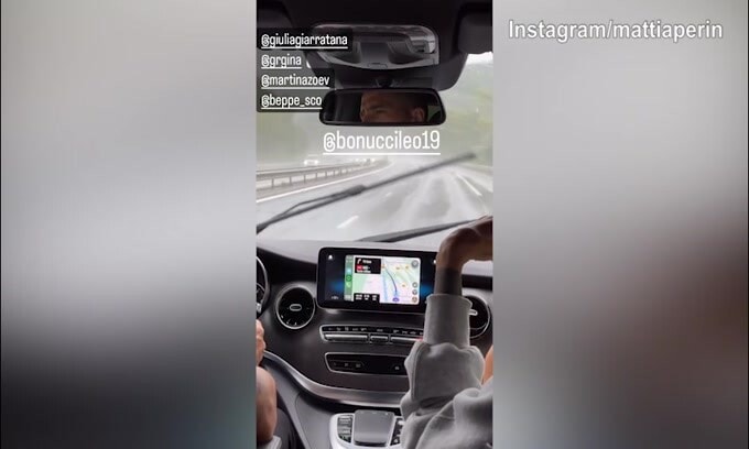 Bonucci guida, Perin canta: ecco la domenica insieme degli amici
