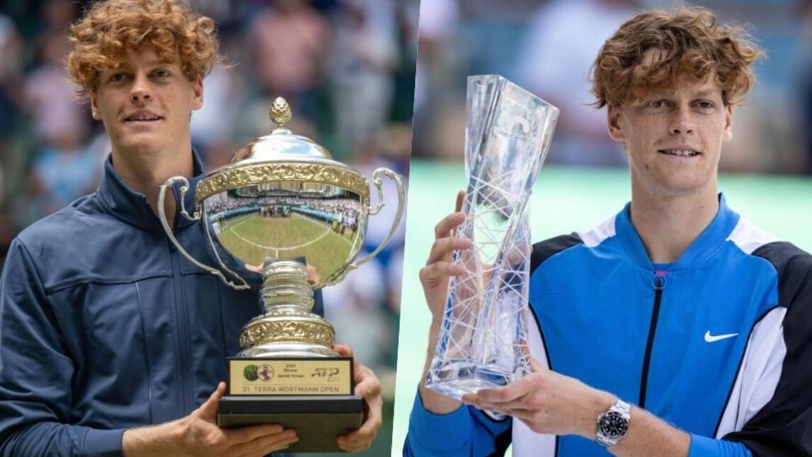 Sinner, il 2024 magico: tutti i titoli in bacheca