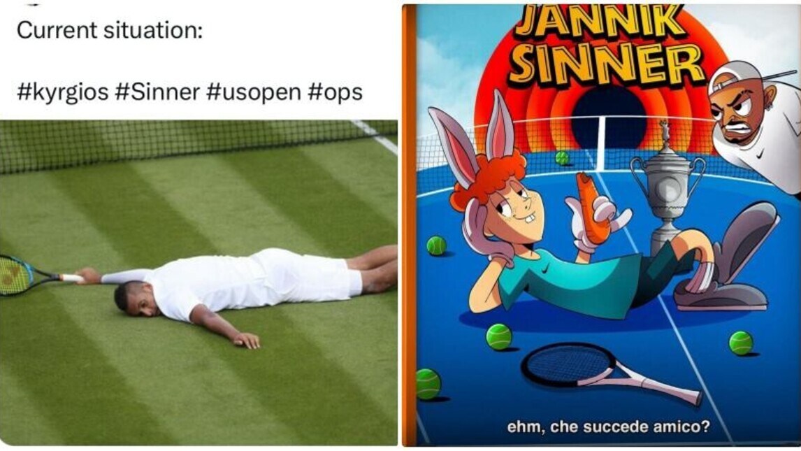 Sinner trionfa agli Us Open: il web si scatena contro Kyrgios