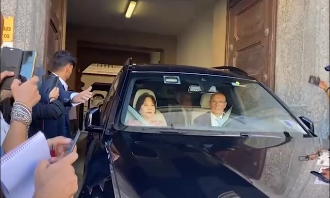 Matrimonio concluso, l'uscita di Galliani ed Helga