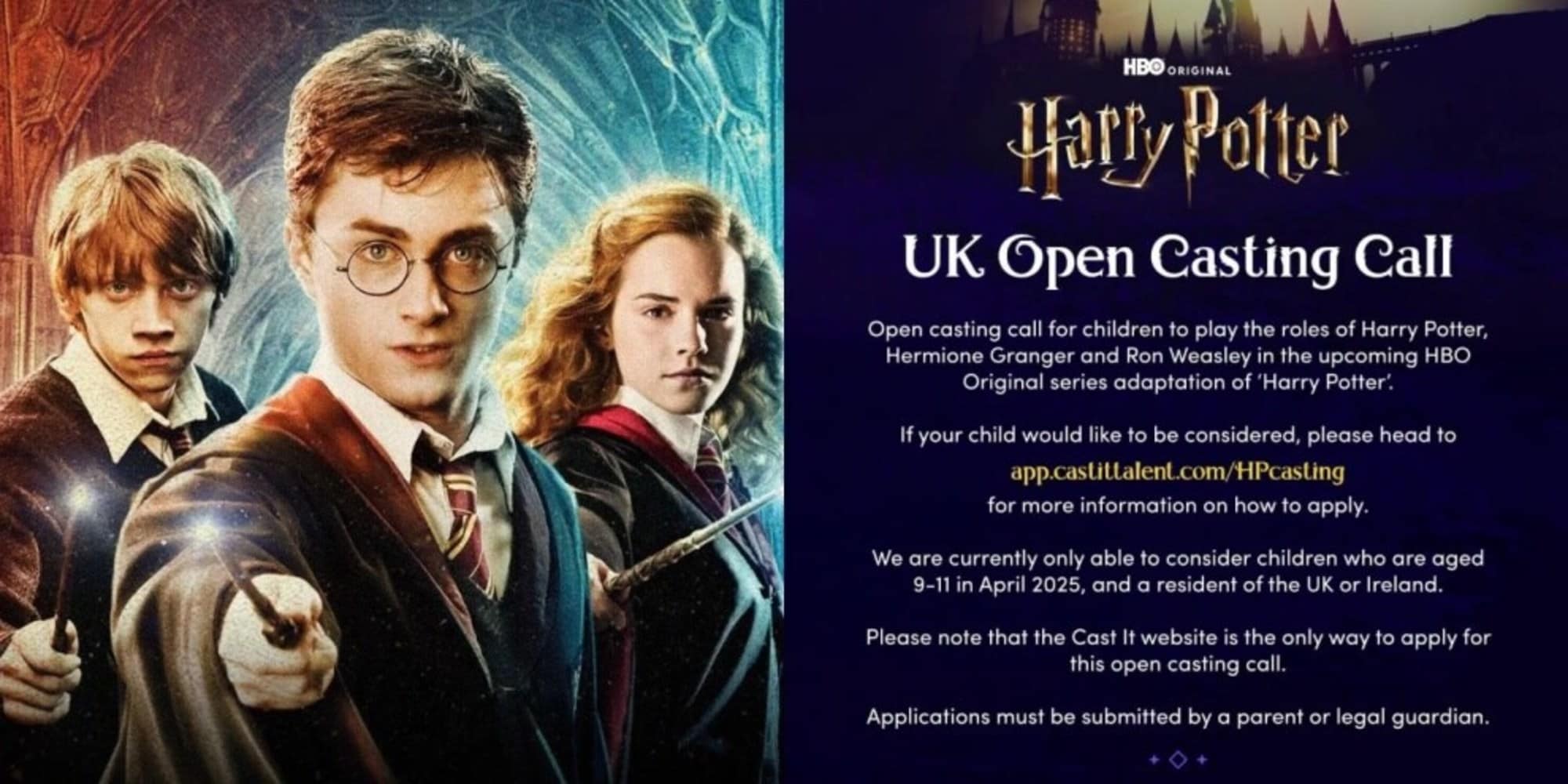 Harry Potter, aperto il casting per la nuova serie: ecco come candidarsi