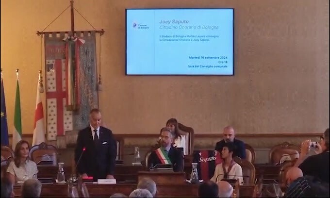 Saputo cittadino onorario di Bologna: "Orgoglioso ed emozionato"