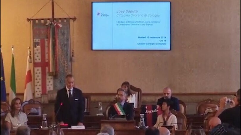 Saputo cittadino onorario di Bologna: "Orgoglioso ed emozionato"