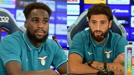 Lazio, Dia e Gigot si presentano in conferenza. Le prime parole di Gosens alla Fiorentina