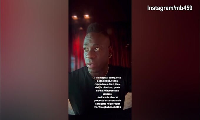 Balotelli sbotta via social: "Su di me tante invenzioni"