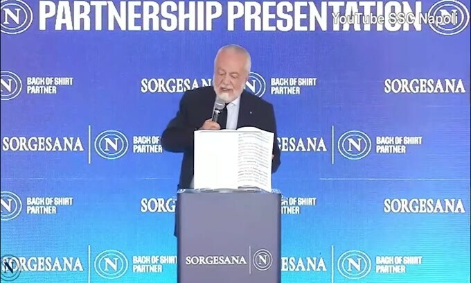 De Laurentiis: "Voglio comprare il Maradona"