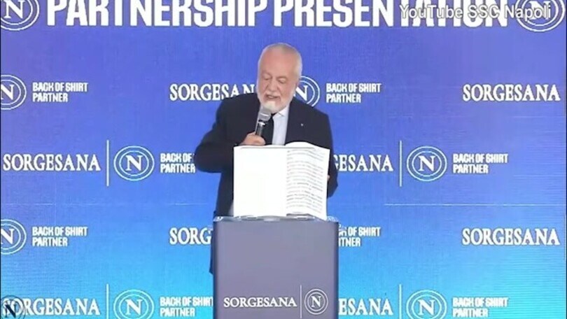 De Laurentiis: "Voglio comprare il Maradona"