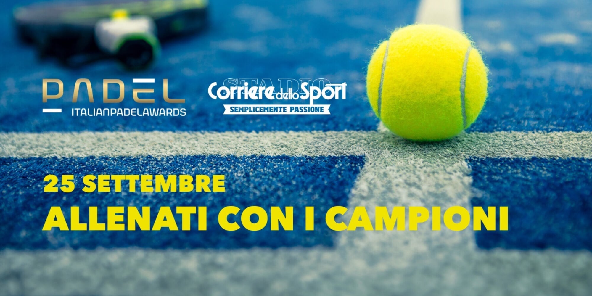 Italian Padel Awards, iscriviti e allenati con i campioni italiani di Padel