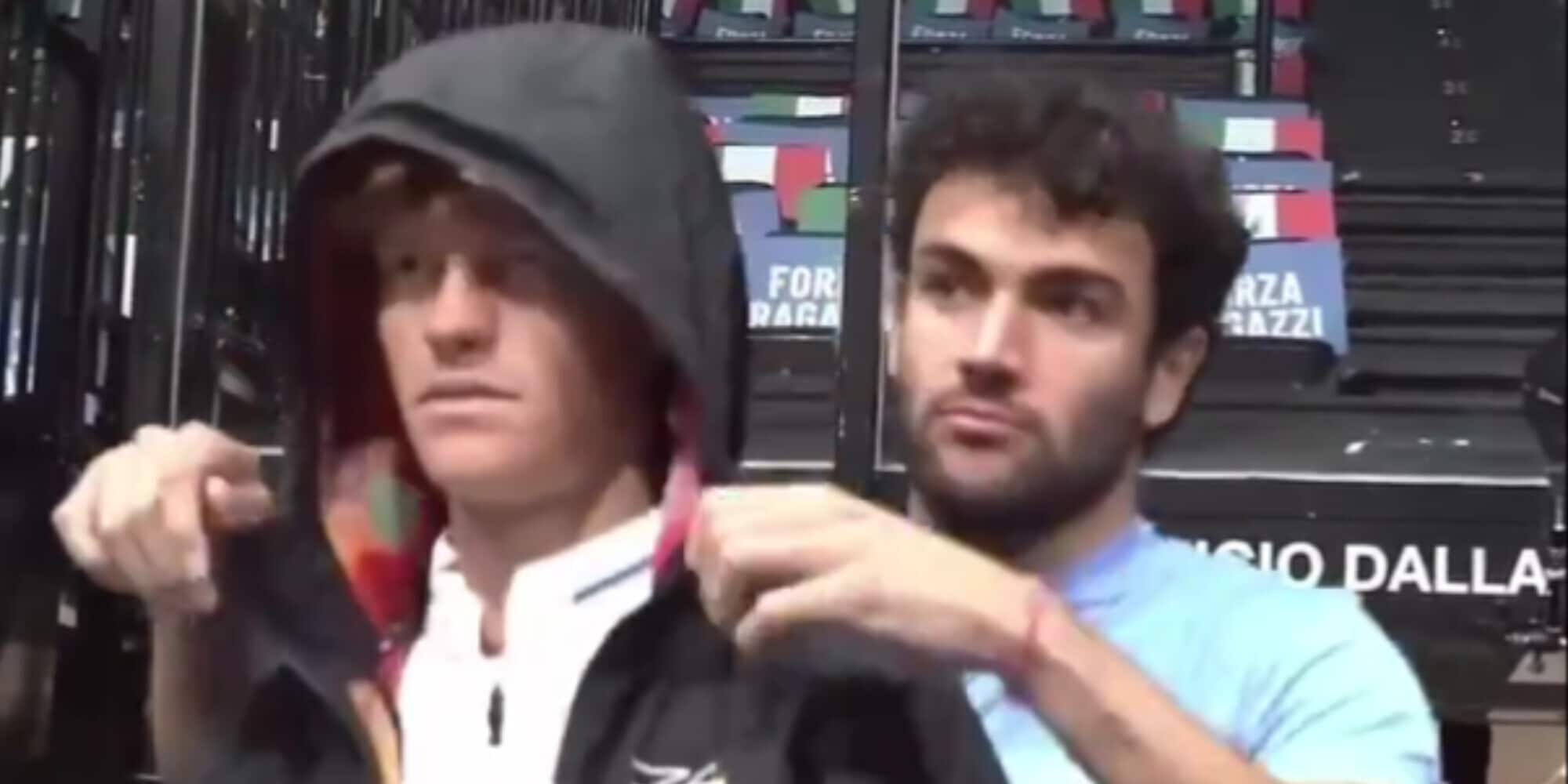 Berrettini e la frase a Sinner prima della Davis: "Meno male che..."