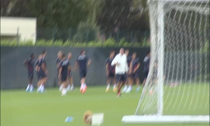 Bologna, allenamento prima del ritorno in Champions