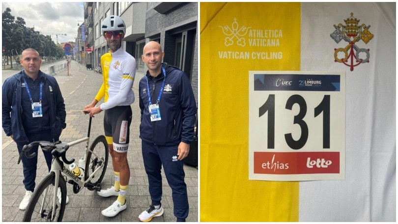 Athletica Vaticana ai Campionati Europei di ciclismo in Belgio
