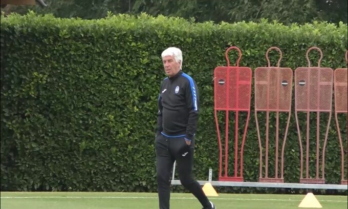 Atalanta, la rifinitura prima dell'Arsenal