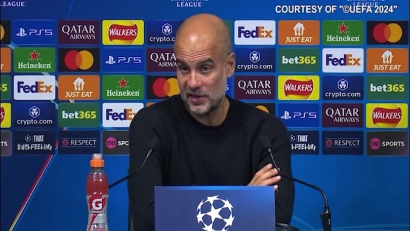Guardiola: "Haaland contro l'Inter fatica? Era marcato da sei uomini"