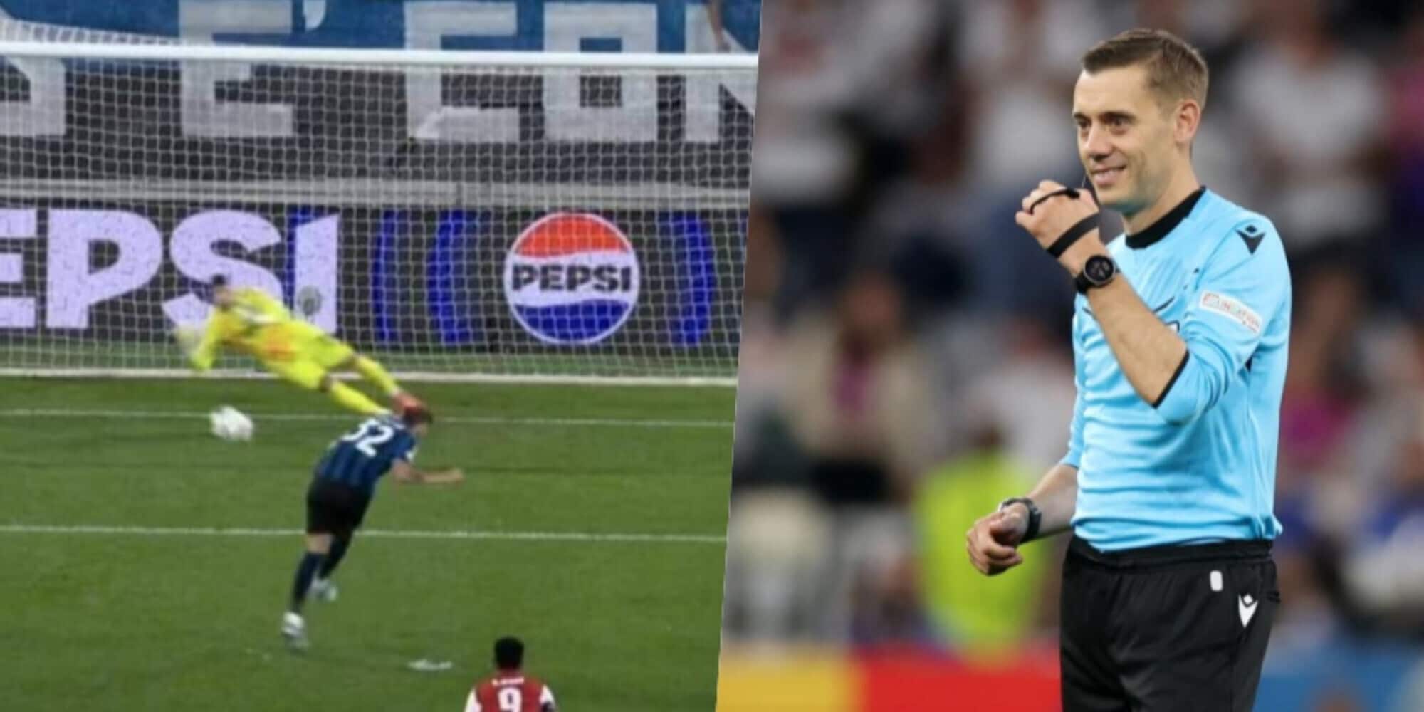 Moviola Atalanta-Arsenal: Turpin vede bene, ok il rigore dato