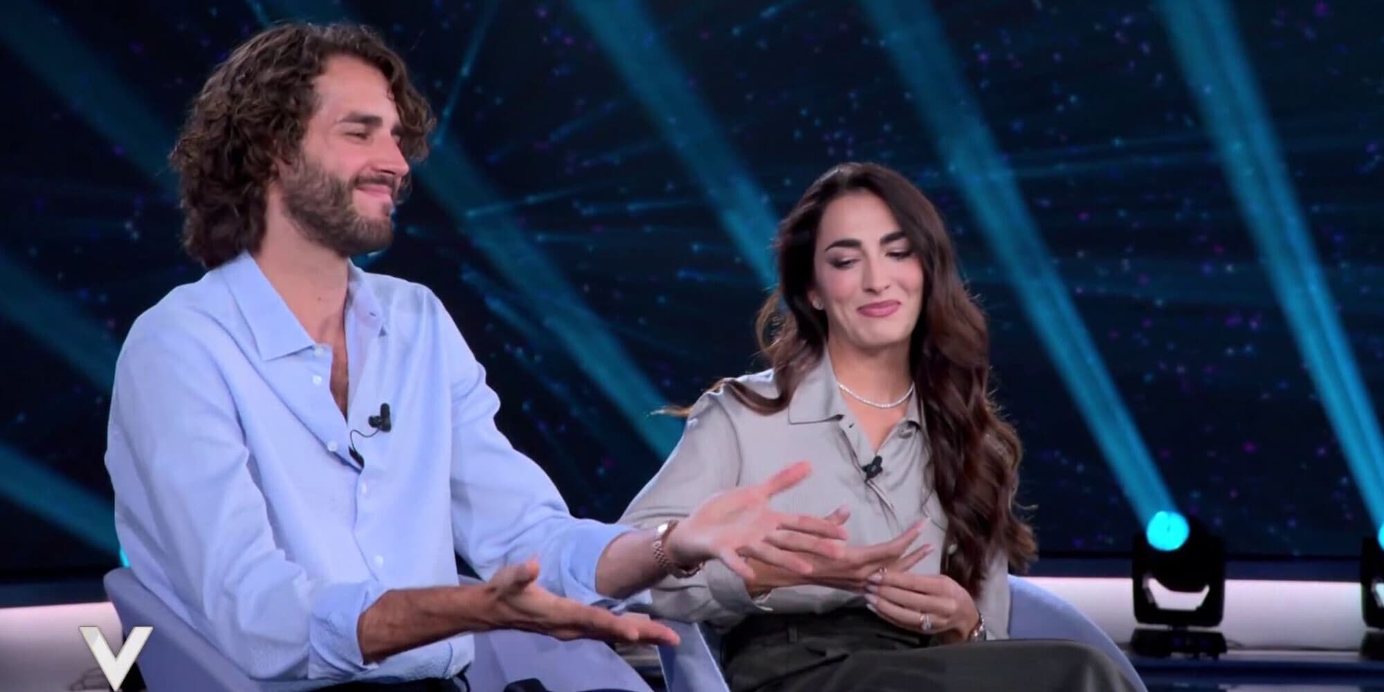 Tamberi e la moglie a Verissimo, le lacrime in diretta tv: "Non ce l'avrei mai fatta"