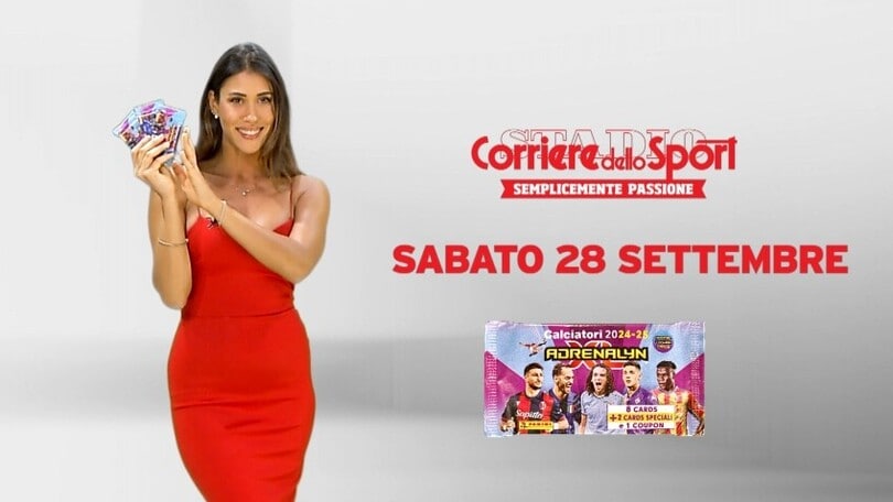 Calciatori Adrenalyn XL™. Sabato 28 settembre la bustina speciale in edicola con il Corriere dello Sport-Stadio