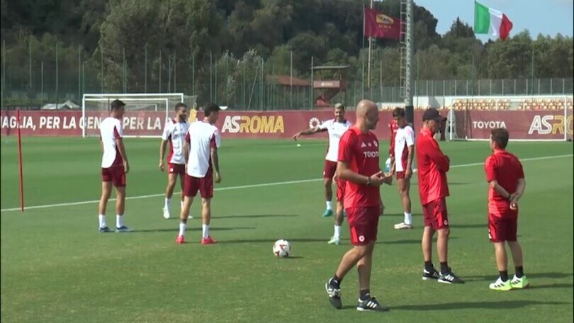 Roma, allenamento senza Pellegrini