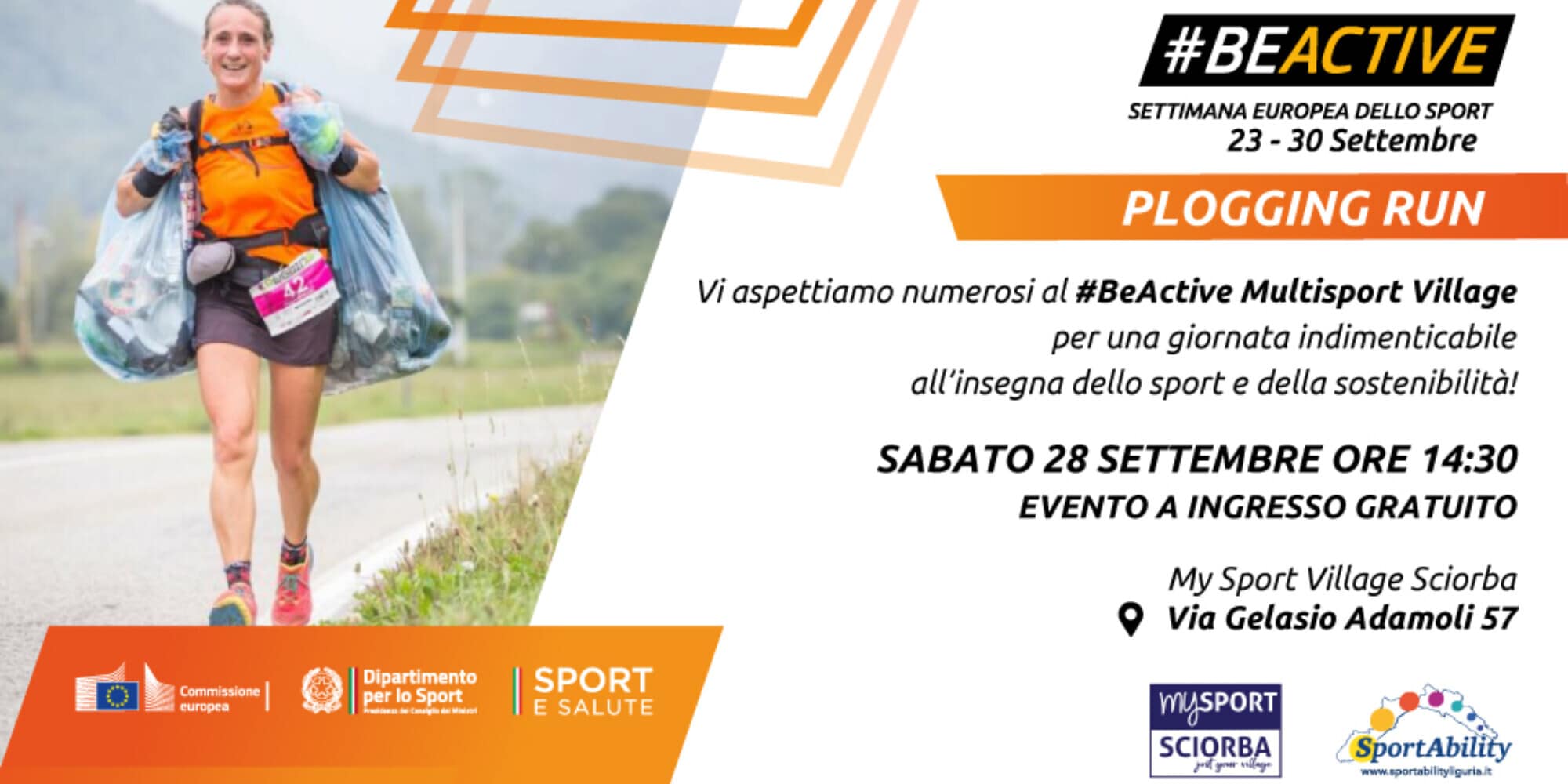 #BeActive Settimana Europea dello Sport: a Genova gara di plogging