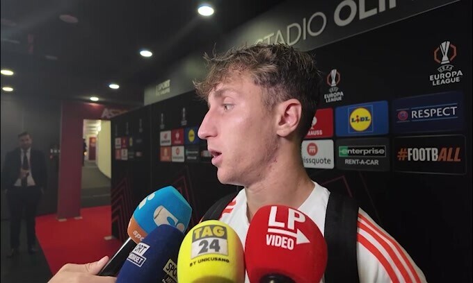 Baldanzi: "Gran primo tempo, poi ci siamo abbassati"