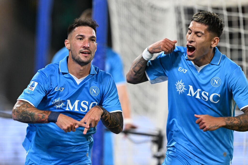 Il Napoli batte il Monza 2-0. Pari a reti bianche tra Empoli e Fiorentina