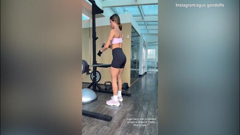 Agustina, l’allenamento è super hot
