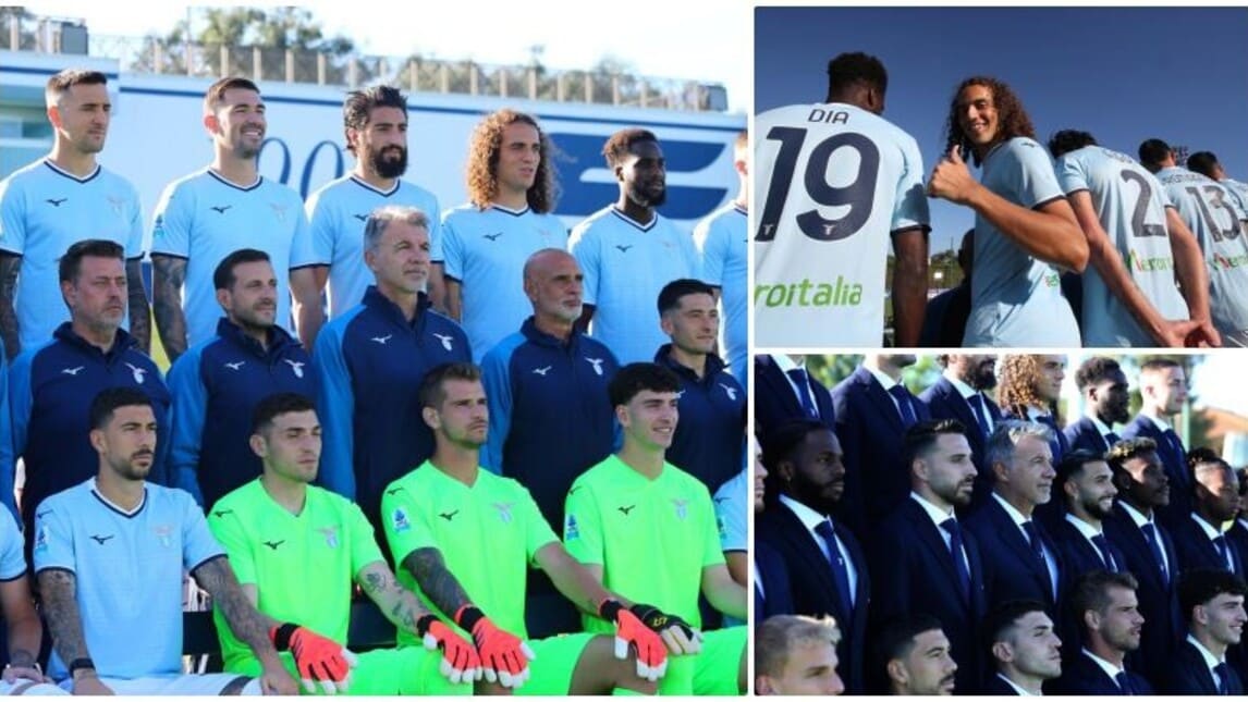 Lazio, dal sorriso di Guendouzi a Baroni: il backstage della foto ufficiale