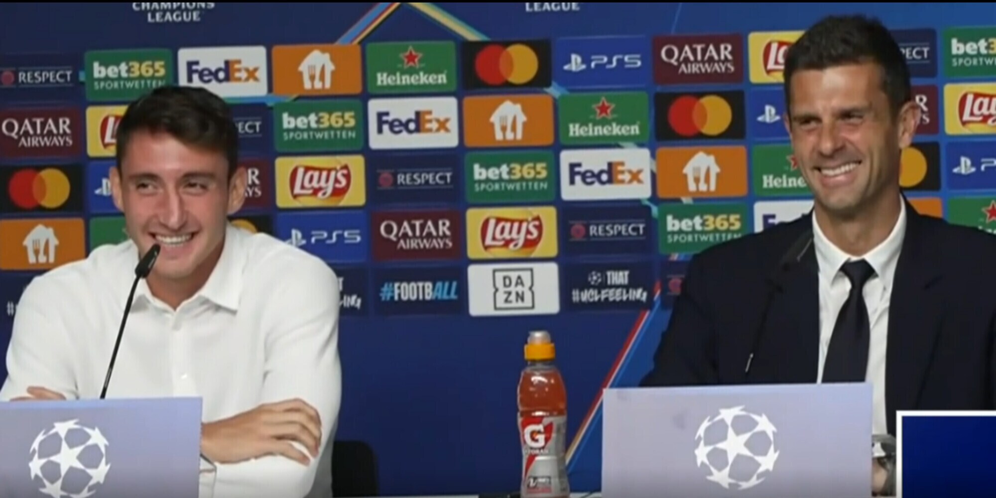 Thiago Motta : "Lipsia grande squadra, in campo la miglior Juve". Rivivi la diretta