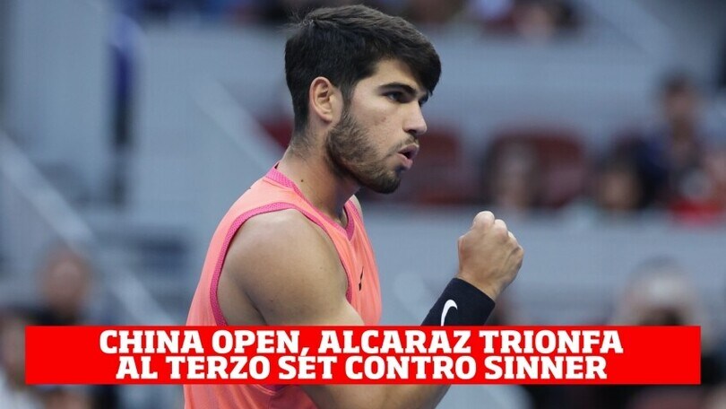 Atp Pechino, Alcaraz batte Sinner in una finale epica