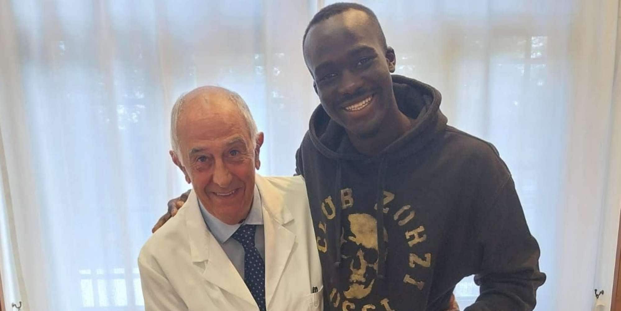 Virtus Entella, procede il recupero di Alioune Thioune