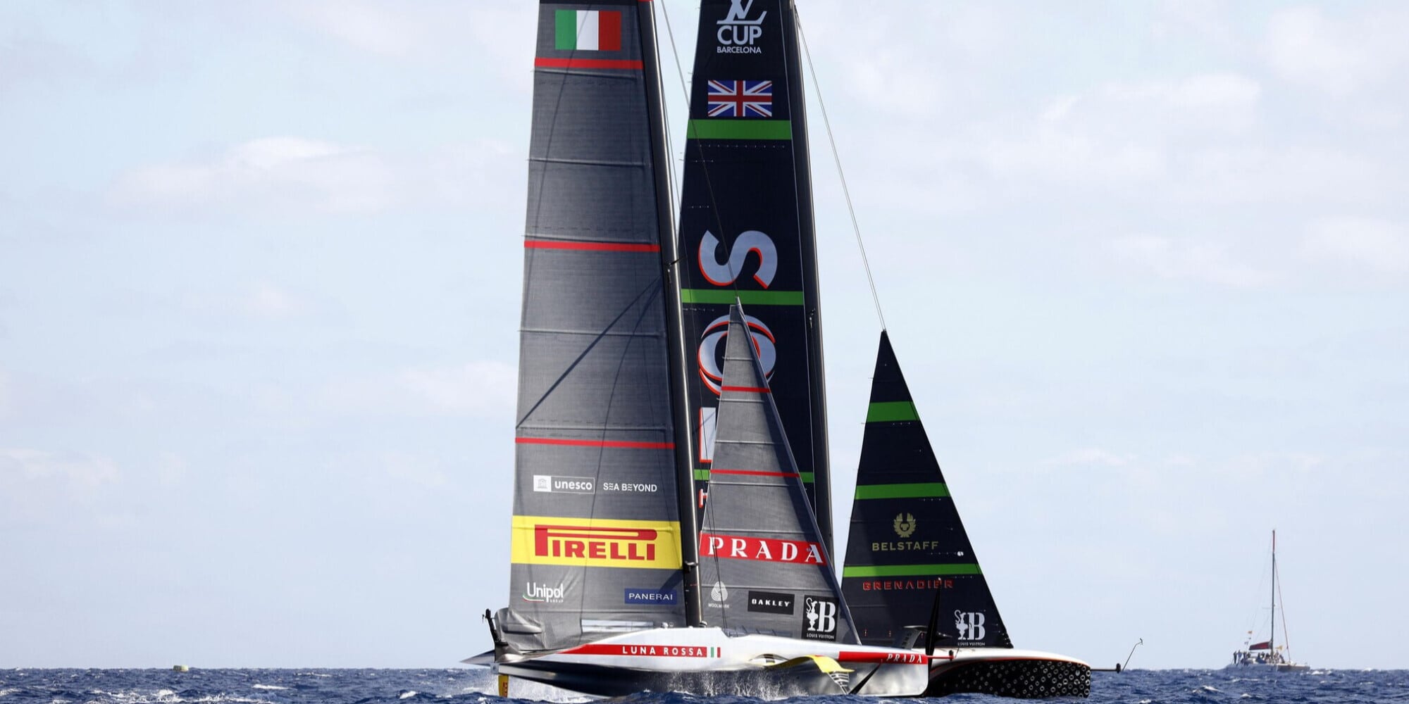 Luna Rossa rivivi la diretta finale Louis Vuitton Cup: doppietta Britannia