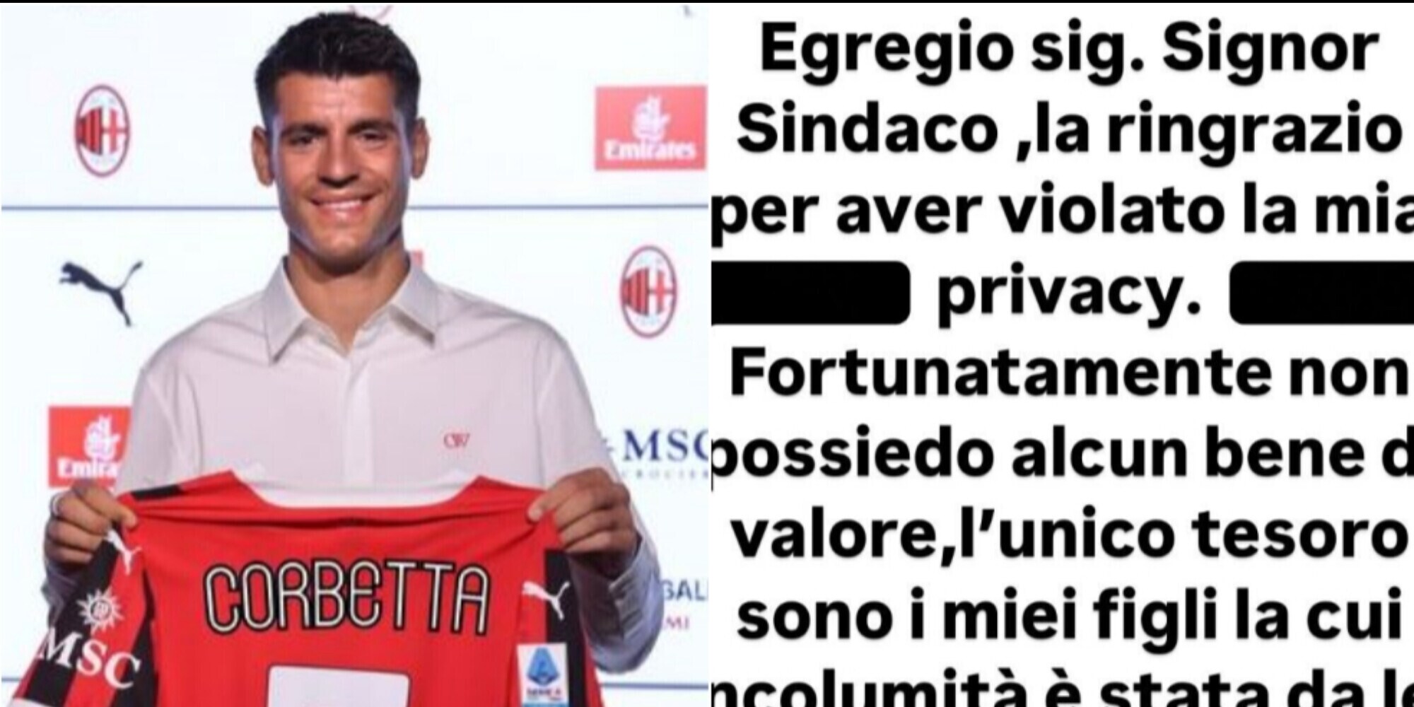 Morata costretto a cambiare casa dopo la rivelazione del sindaco: cos'è successo