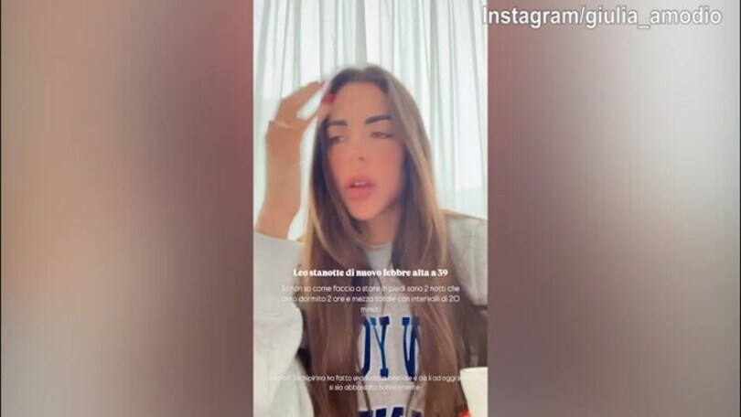 Lo sfogo di Giulia Amodio: "Nelle ultime 2 notti ho dormito 2 ore..."